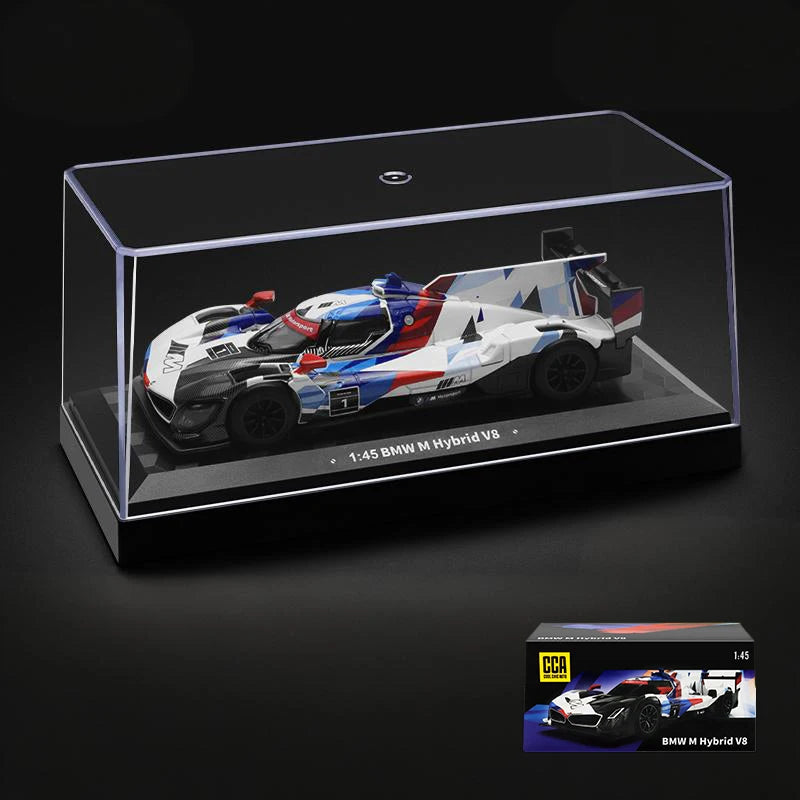 1:45 BMW M Hybrid V8 Super Racing Alloy Diecast Model Car Miniature Vehicle Classic Simulation Collection Decoration Holiday Boy