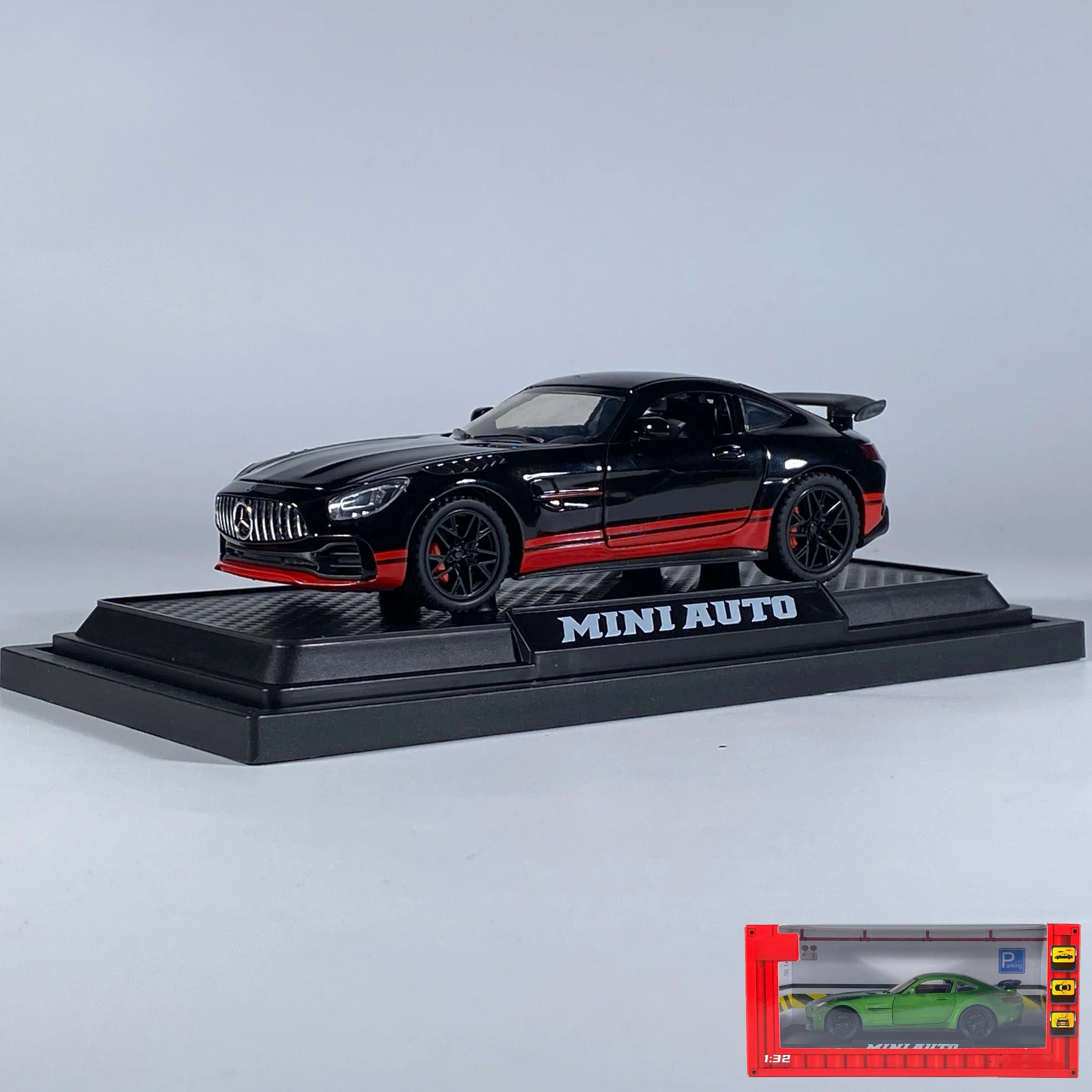 1:32 Benz AMG GT Super Sports Car Alloy Diecast Model Car with Sound Light Pull Back Children'S Toy Car Decoration Hobby Collect