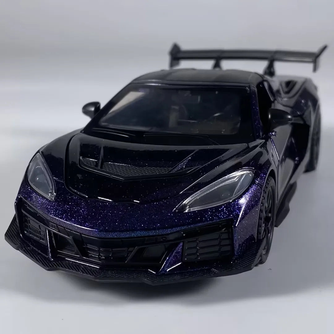 1:32 Chevrolet Corvette C8 ZR1X Track Enhanced Version Supercar Alloy Metal Diecast Model Car Home Decoration & Collectibles Toy