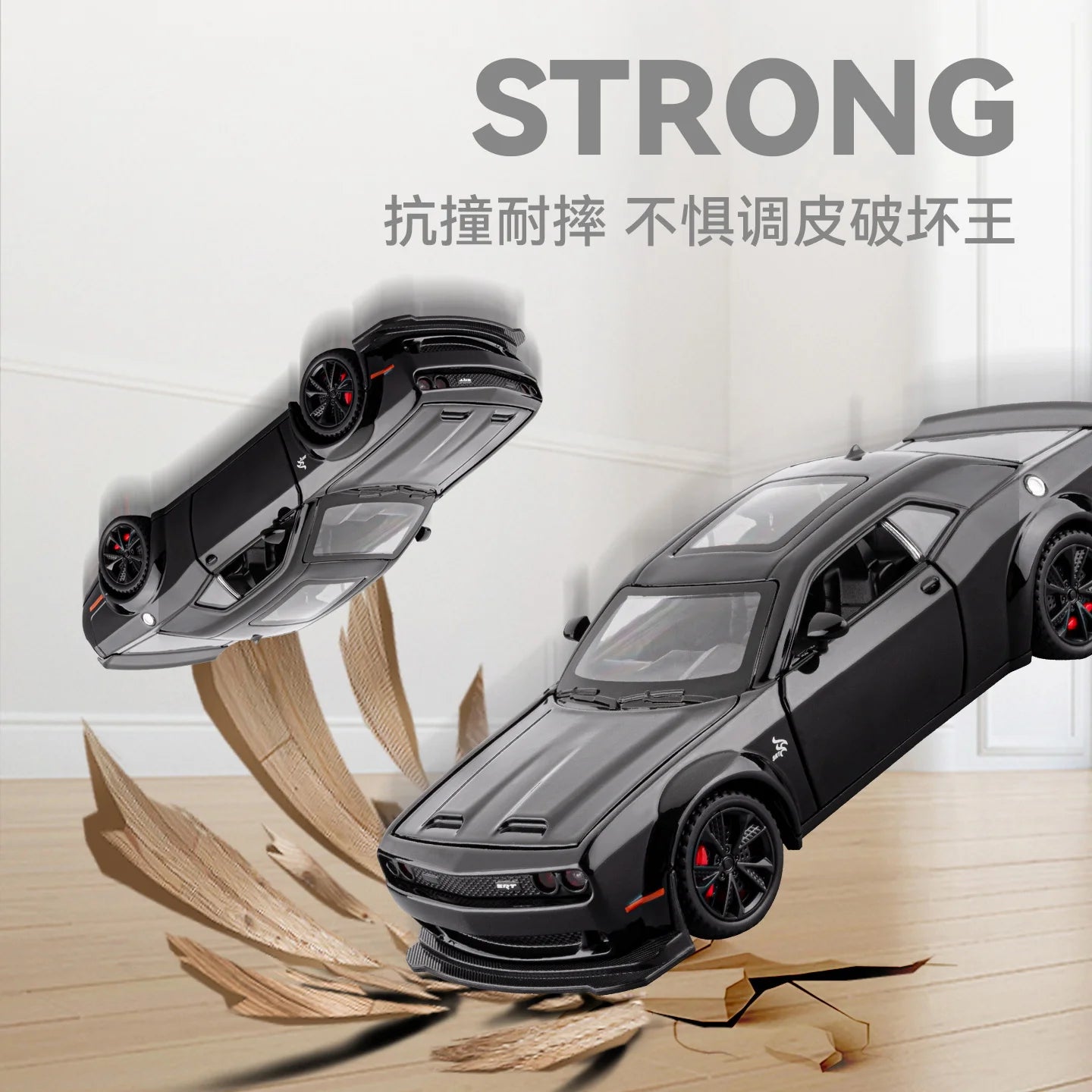 1:32 Dodge Challenger Hellcat Redeye Alloy Metal Diecast Model Car Home Trendy & Desktop Display Ornament Birthday Gift for Boy