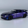 1:32 Benz AMG GT Super Sports Car Alloy Diecast Model Car with Sound Light Pull Back Children'S Toy Car Decoration Hobby Collect