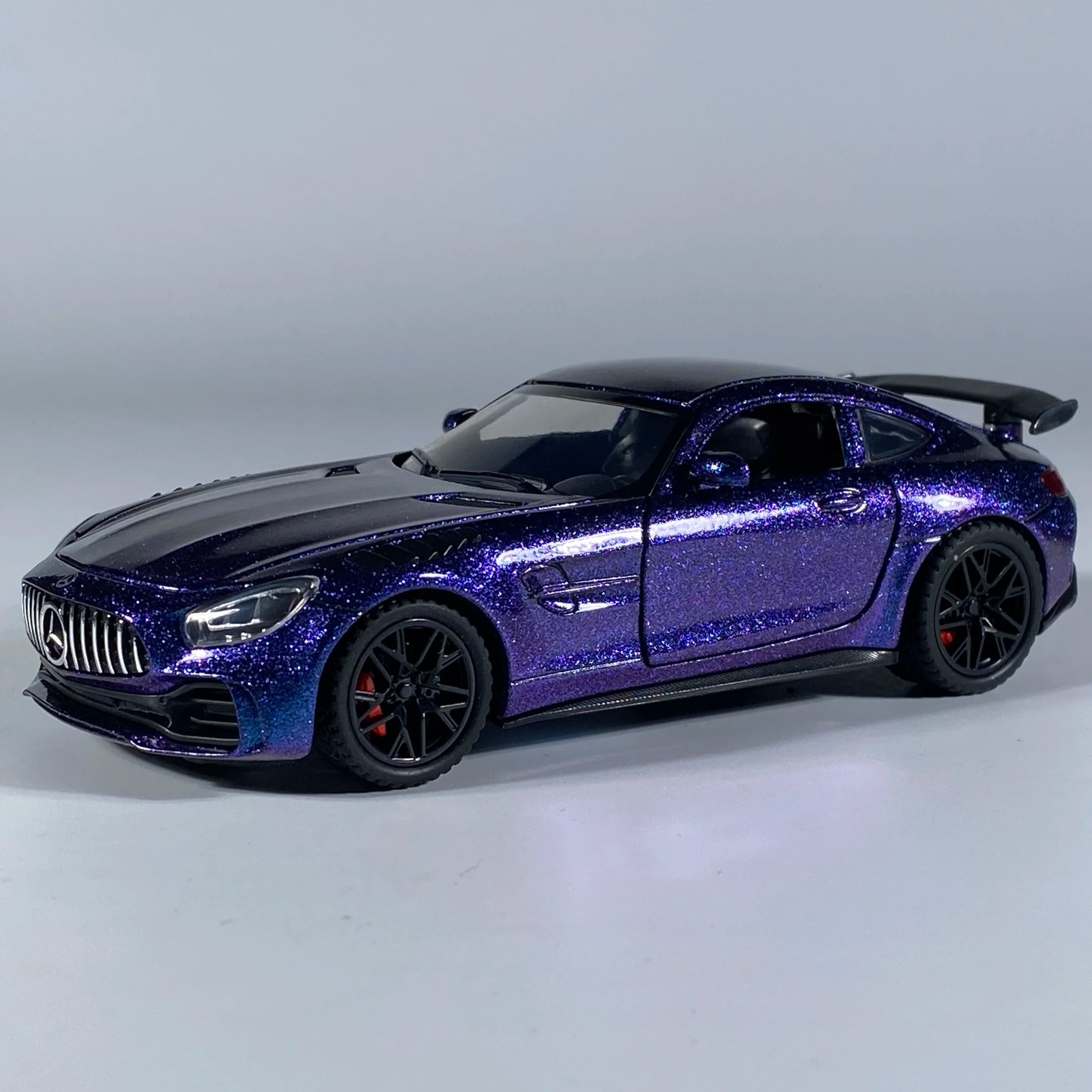 1:32 Benz AMG GT Super Sports Car Alloy Diecast Model Car with Sound Light Pull Back Children'S Toy Car Decoration Hobby Collect