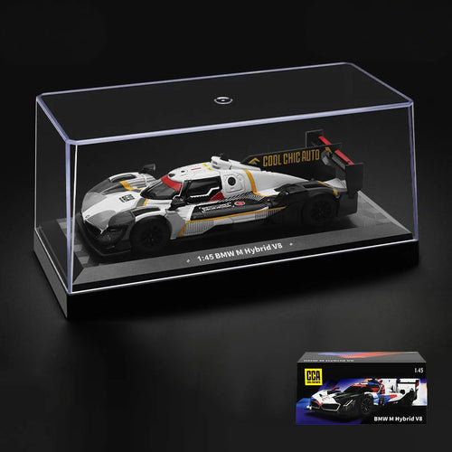 1:45 BMW M Hybrid V8 Super Racing Alloy Diecast Model Car Miniature Vehicle Classic Simulation Collection Decoration Holiday Boy