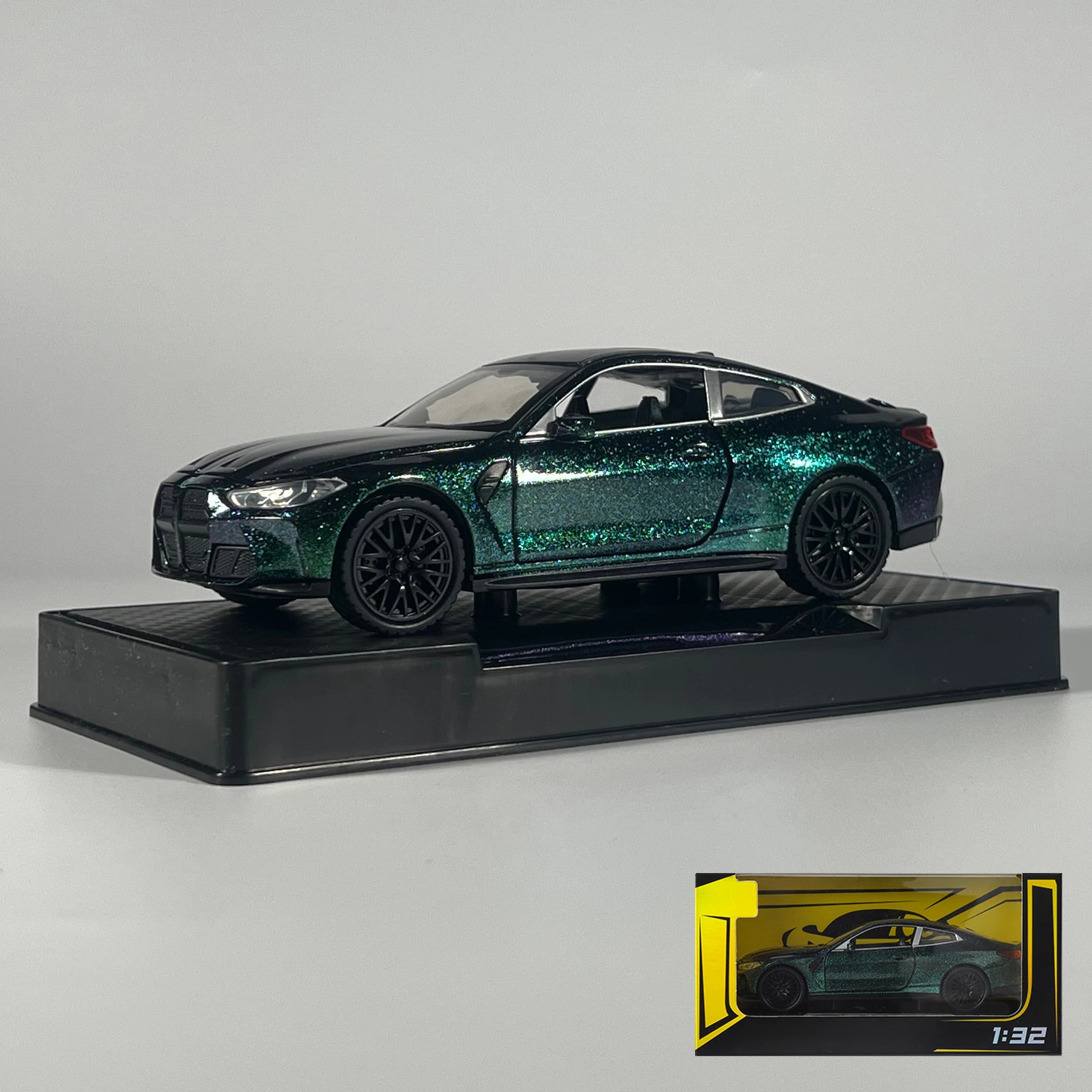 1:32 BMW M4 Coupe Sports Car Alloy Metal Diecast Model Car Home Trendy Toys Ornaments for Children Holiday Gifts with Friend Boy