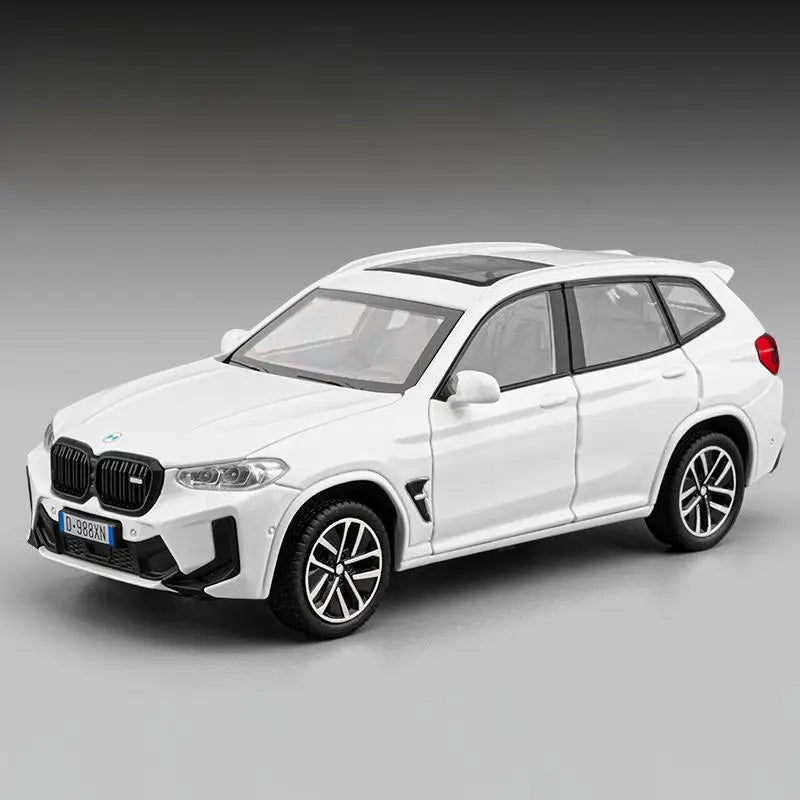 1:32 BMW X3M X3 IM SUV Alloy Metal Diecast Model Car Miniauto Vehicle Home Trendy Toys Ornaments Birthday Gift with Children Boy