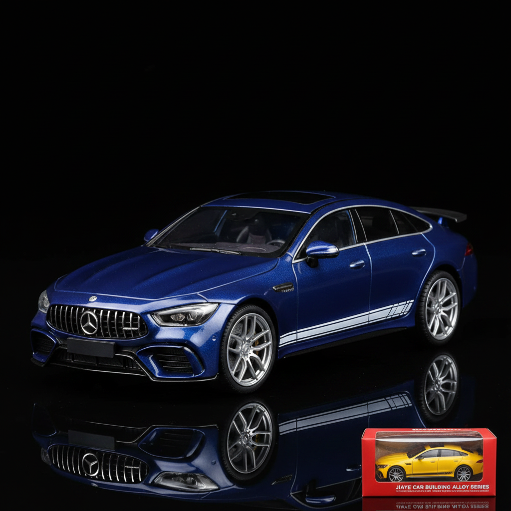 AMG GT63 azul con caja