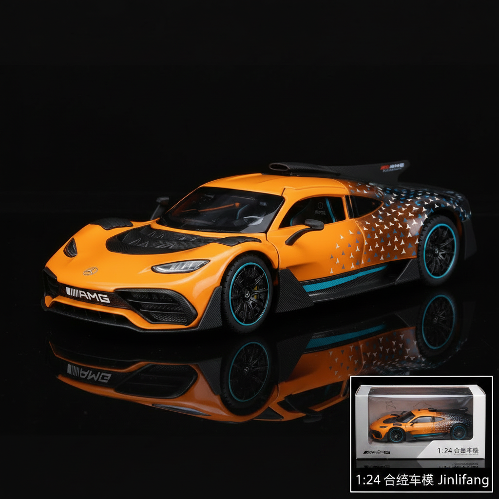 AMG ONE naranja con caja