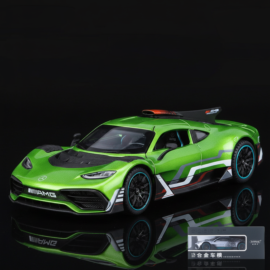 AMG ONE verde con caja