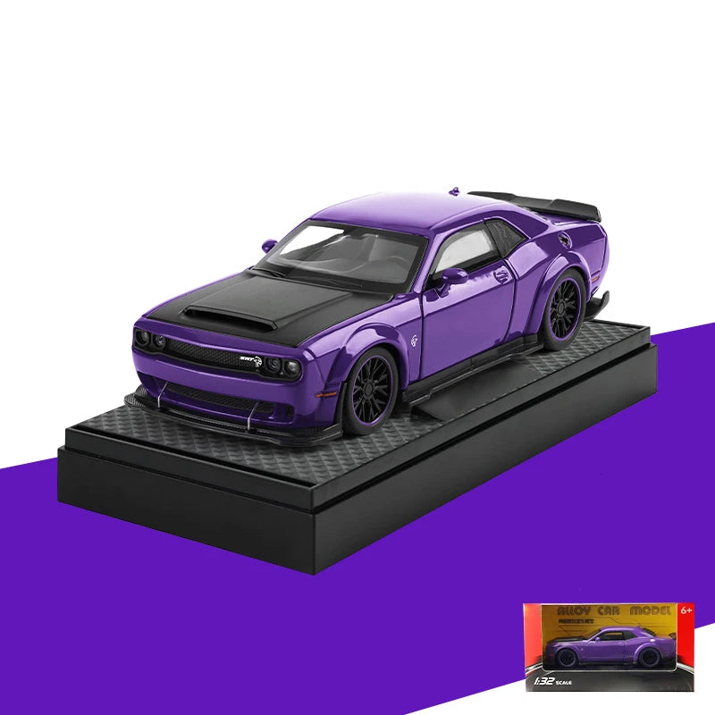 1:32 Dodge Challenger SRT Hellcat Redeye V8 Alloy Metal Diecast Model American Muscle Sports Car Collection of Hobby Decorations