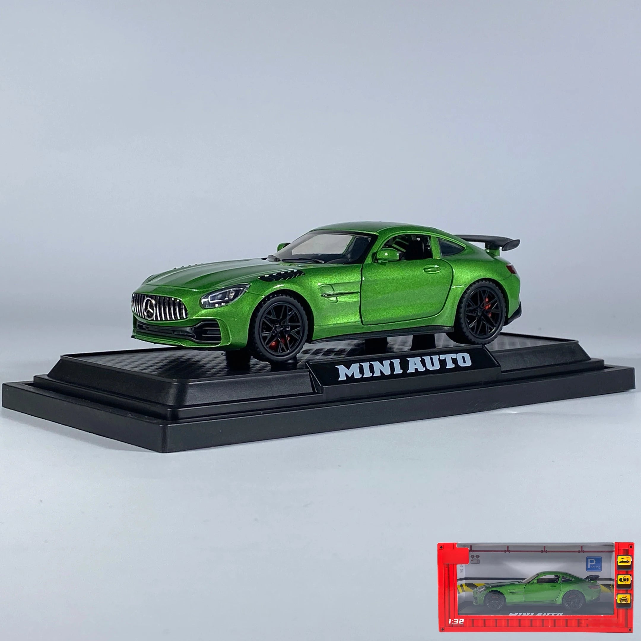 1:32 Benz AMG GT Super Sports Car Alloy Diecast Model Car with Sound Light Pull Back Children'S Toy Car Decoration Hobby Collect