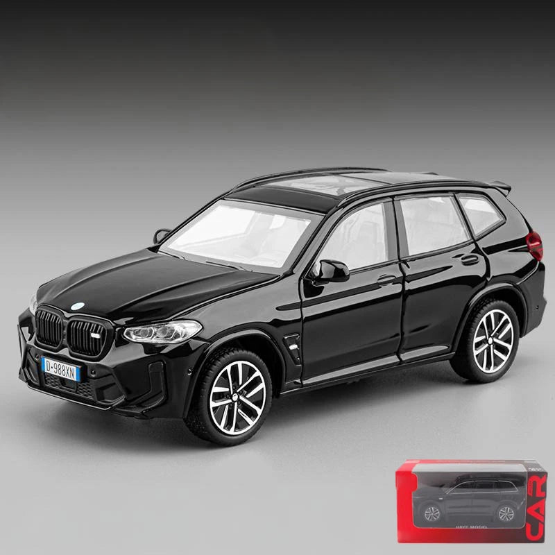 1:32 BMW X3M X3 IM SUV Alloy Metal Diecast Model Car Miniauto Vehicle Home Trendy Toys Ornaments Birthday Gift with Children Boy