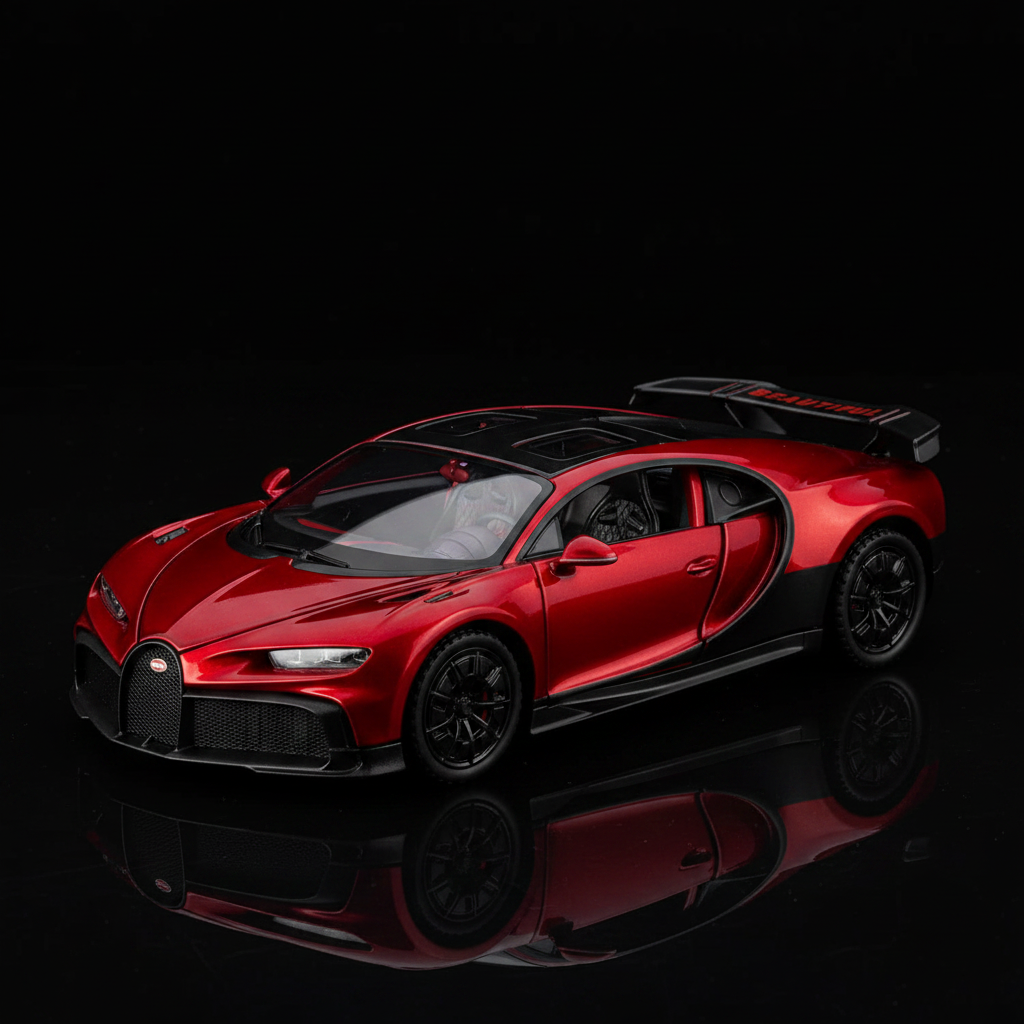 Bugatti Chiron Super Rojo