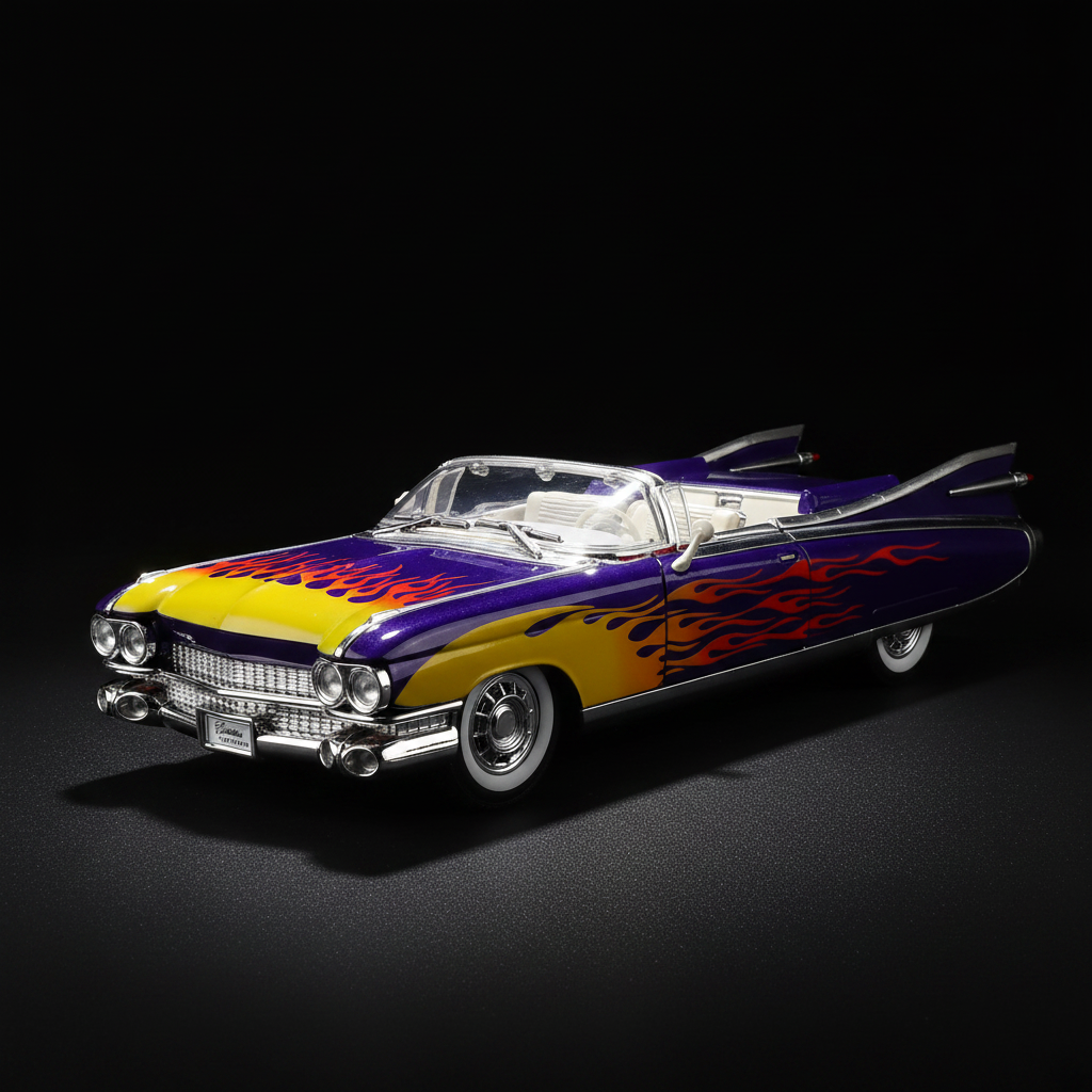 Cadillac Eldorado Morado Llamas
