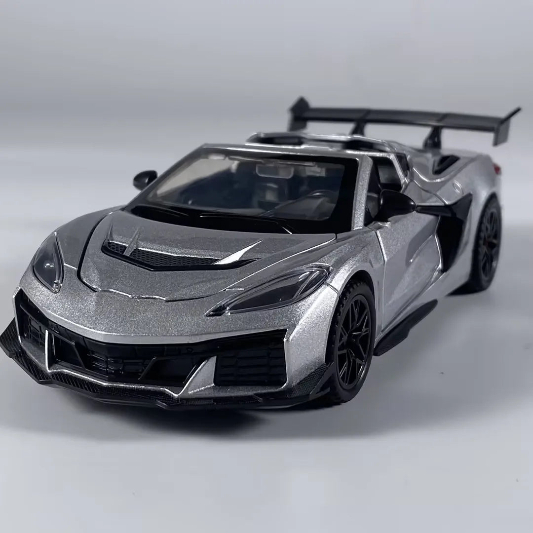 1:32 Chevrolet Corvette C8 ZR1X Track Enhanced Version Supercar Alloy Metal Diecast Model Car Home Decoration & Collectibles Toy