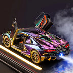 Spray 1:24 Lamborghini Revuelto Countach LP500S Supercar Alloy Metal Diecast Model Car Home Trendy and Desktop Display Ornaments