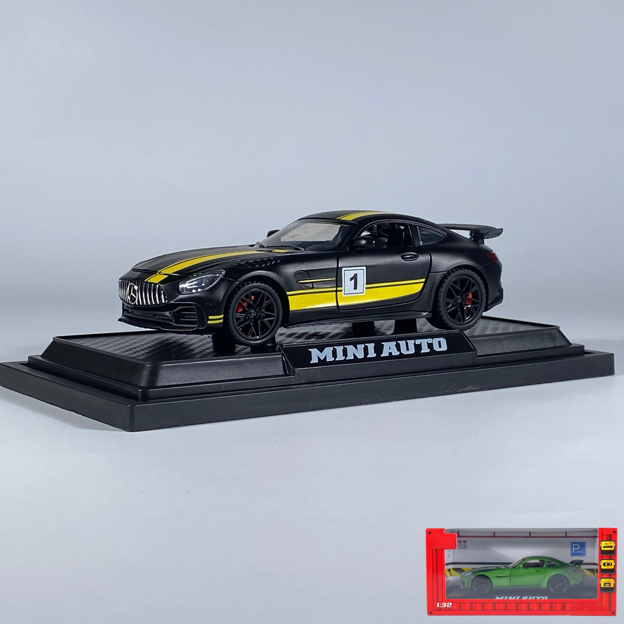 1:32 Benz AMG GT Super Sports Car Alloy Diecast Model Car with Sound Light Pull Back Children'S Toy Car Decoration Hobby Collect