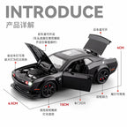 1:32 Dodge Challenger Hellcat Redeye Alloy Metal Diecast Model Car Home Trendy & Desktop Display Ornament Birthday Gift for Boy