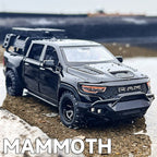 1:32 Dodge RAM 1000 TRX Mammoth Picku Alloy Car Model Sound and Light Pull Back Children'S Toy Collectibles Birthday Gift