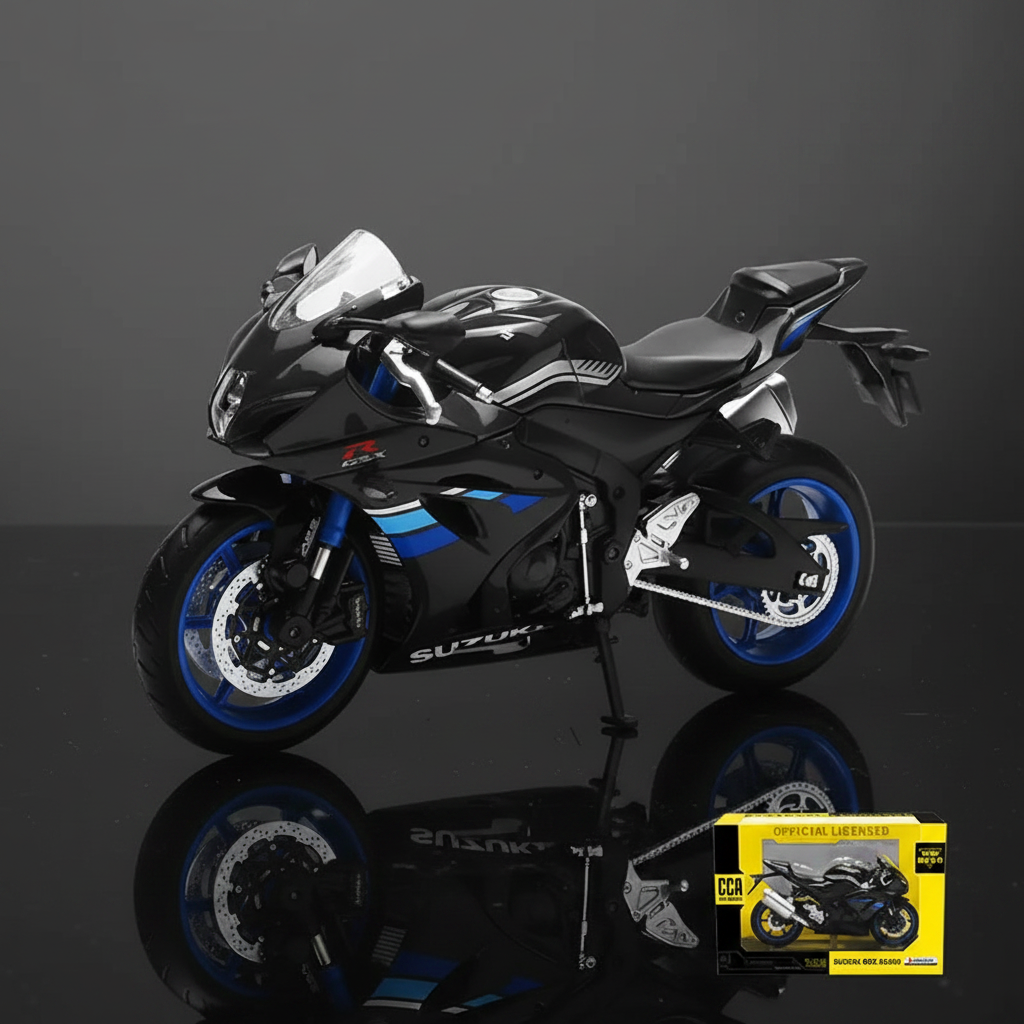 GSX-R1000 negro con caja