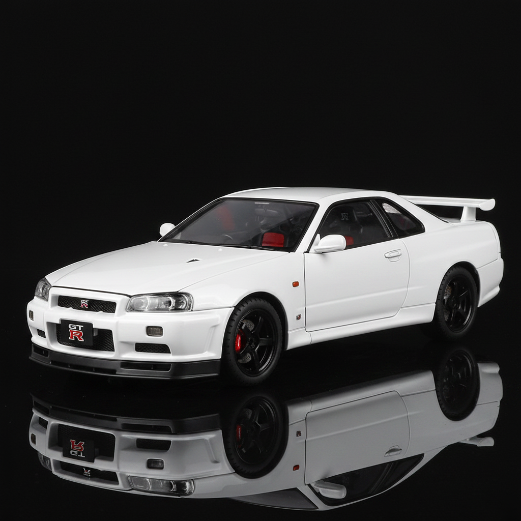GTR R34 blanco