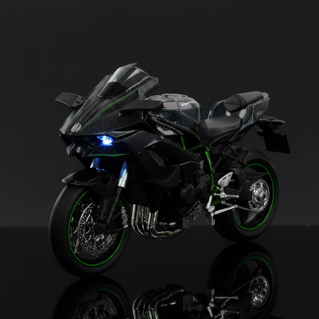 Kawasaki H2 frontal izquierdo