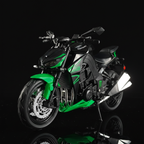 Kawasaki Z1000 verde sin caja