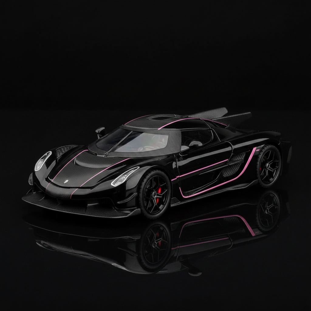 Koenigsegg Jesko Absolut - Fondo Negro