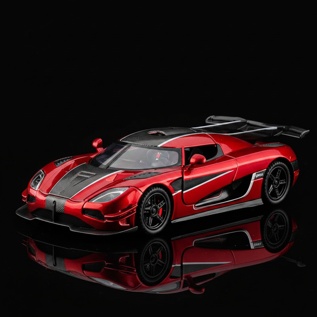 Koenigsegg One:1 rojo sin caja