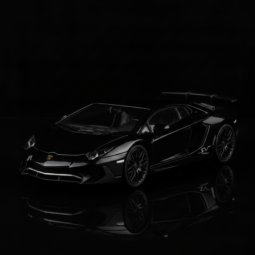 Lamborghini Aventador Negro - Corregido