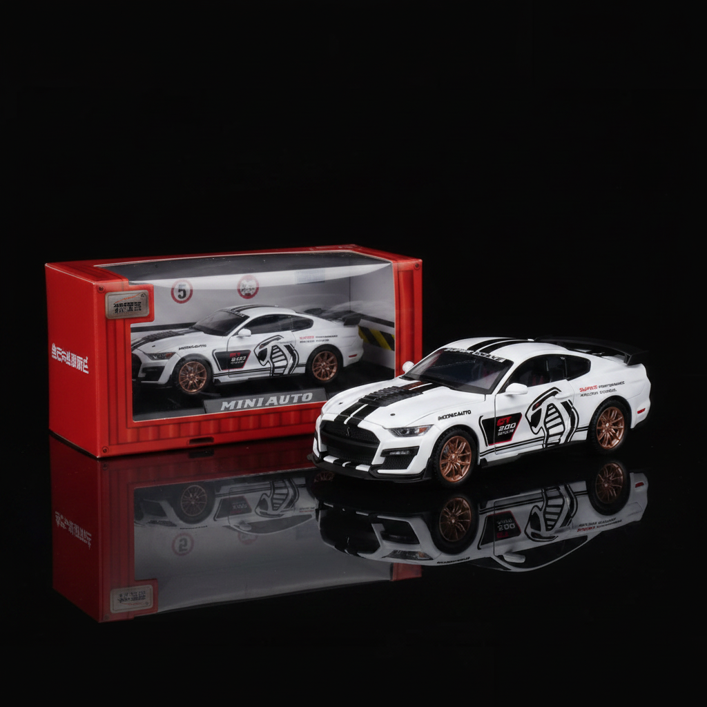 Mustang Shelby GT500 Blanco con Caja