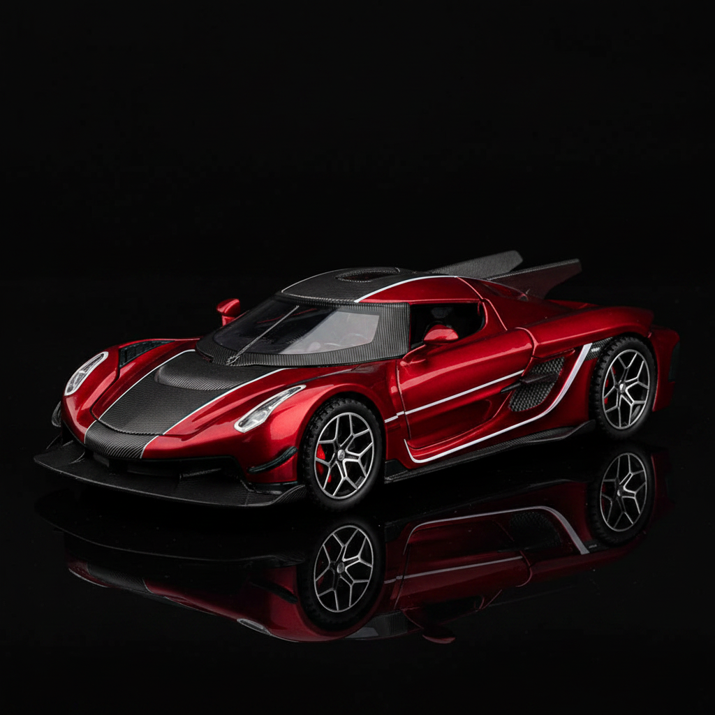 Supercar Rojo - Studio Dark