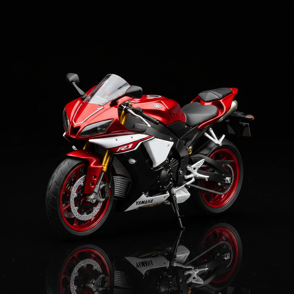 YZF-R1 rojo sin caja