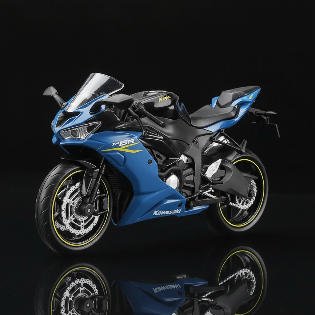 ZX-6R negro azul